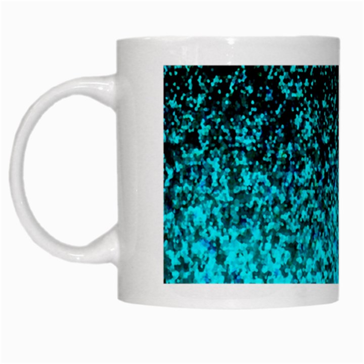 Glitter Dust G162 White Mugs