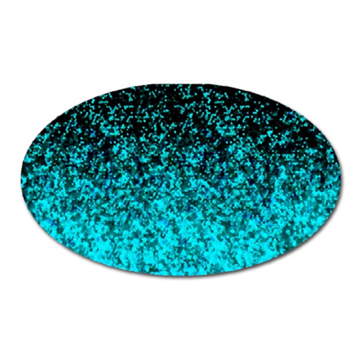 Glitter Dust G162 Oval Magnet