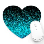 Glitter Dust G162 Heart Mousepads Front