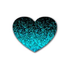 Glitter Dust G162 Heart Coaster (4 Pack)  by MedusArt