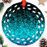 Glitter Dust G162 Round Filigree Ornament (2Side) Front