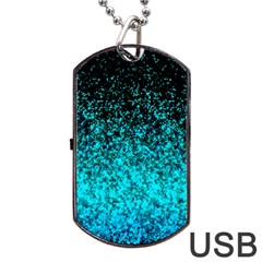 Glitter Dust G162 Dog Tag Usb Flash (two Sides)  by MedusArt