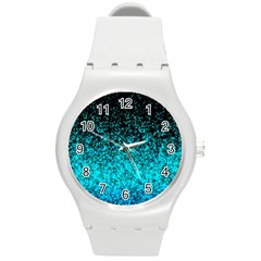 Glitter Dust G162 Round Plastic Sport Watch (m) by MedusArt