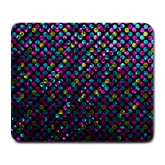 Polka Dot Sparkley Jewels 2 Large Mousepads by MedusArt