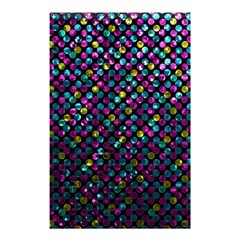 Polka Dot Sparkley Jewels 2 Shower Curtain 48  X 72  (small)  by MedusArt