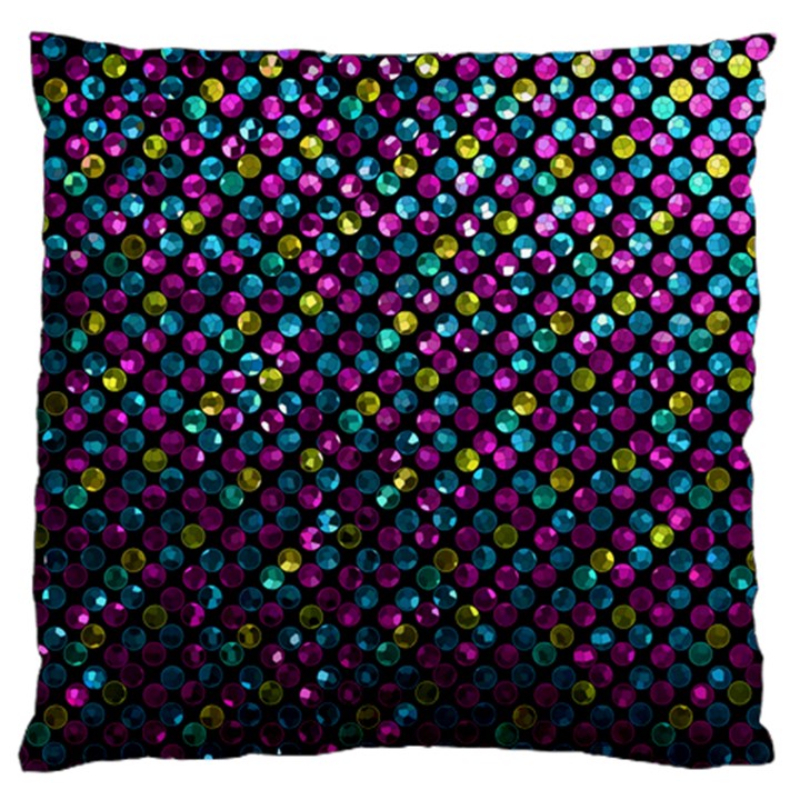 Polka Dot Sparkley Jewels 2 Standard Flano Cushion Cases (One Side) 