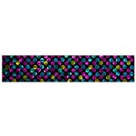 Polka Dot Sparkley Jewels 2 Flano Scarf (Small)  Front