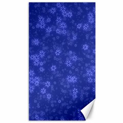 Snow Stars Blue Canvas 40  X 72   by ImpressiveMoments