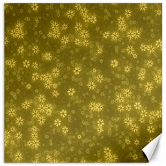 Snow Stars Golden Canvas 20  X 20   by ImpressiveMoments