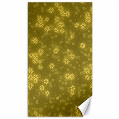 Snow Stars Golden Canvas 40  X 72   by ImpressiveMoments