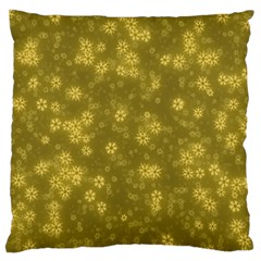 Snow Stars Golden Standard Flano Cushion Cases (one Side)  by ImpressiveMoments