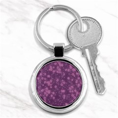 Snow Stars Lilac Key Chains (round)  by ImpressiveMoments