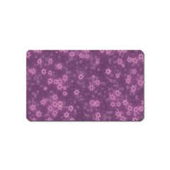 Snow Stars Lilac Magnet (name Card) by ImpressiveMoments