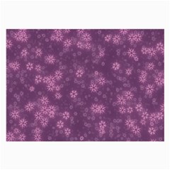 Snow Stars Lilac Large Glasses Cloth (2-side)