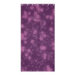 Snow Stars Lilac Shower Curtain 36  X 72  (stall)  by ImpressiveMoments