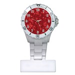 Snow Stars Red Nurses Watches Front