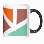 Misc shapes in retro colors Morph Mug Right