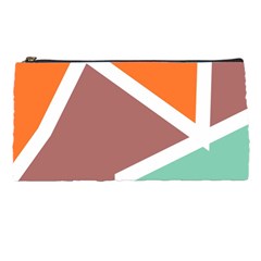 Misc Shapes In Retro Colors Pencil Case by LalyLauraFLM