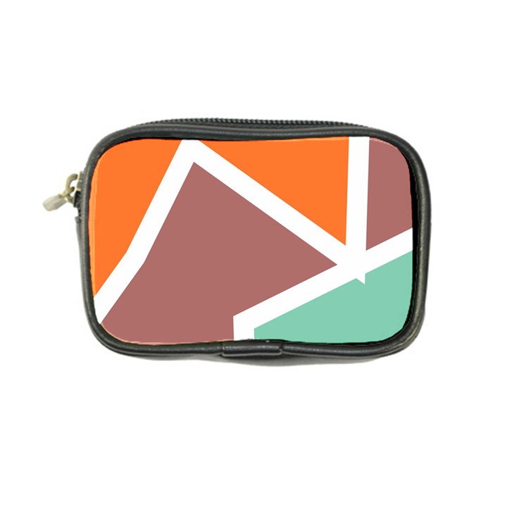 Misc shapes in retro colors Coin Purse