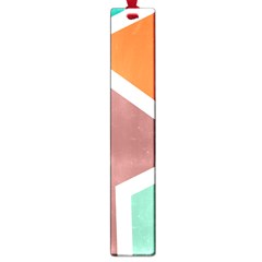 Misc Shapes In Retro Colors Large Book Mark by LalyLauraFLM