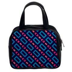 Rectangles And Other Shapes Pattern Classic Handbag (two Sides) by LalyLauraFLM