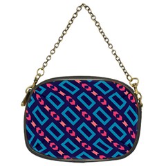 Rectangles And Other Shapes Pattern Chain Purse (two Sides) by LalyLauraFLM