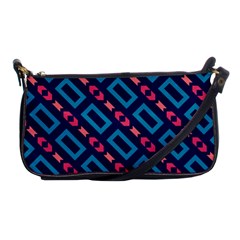 Rectangles And Other Shapes Pattern Shoulder Clutch Bag by LalyLauraFLM