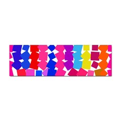 Colorful Squares Sticker Bumper (100 Pack)