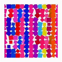 Colorful Squares Medium Glasses Cloth (2 Sides) by LalyLauraFLM