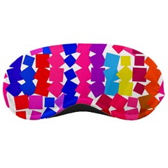 Colorful Squares Sleeping Mask by LalyLauraFLM