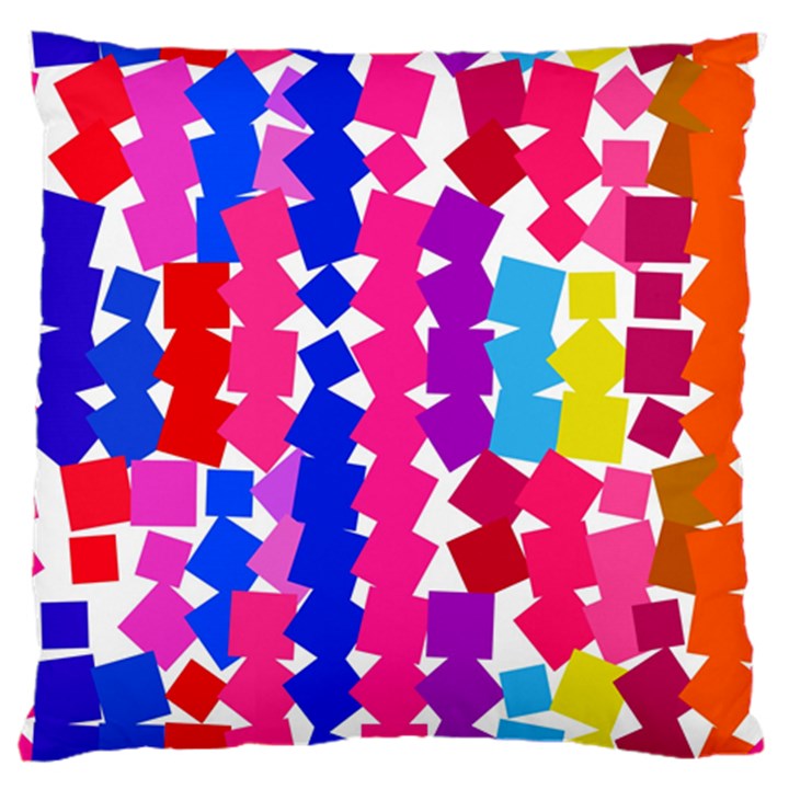 Colorful squares Large Cushion Case (Two Sides)