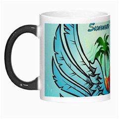 Summer Design With Cute Parrot And Palms Morph Mugs