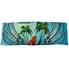 Summer Design With Cute Parrot And Palms Body Pillow Cases Dakimakura (two Sides) 