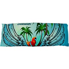 Summer Design With Cute Parrot And Palms Samsung Galaxy Nexus S I9020 Hardshell Case