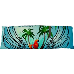 Summer Design With Cute Parrot And Palms Samsung Galaxy S I9008 Hardshell Case