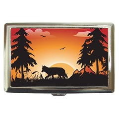 The Lonely Wolf In The Sunset Cigarette Money Cases