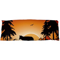 The Lonely Wolf In The Sunset Samsung Galaxy Tab 7  P1000 Hardshell Case 