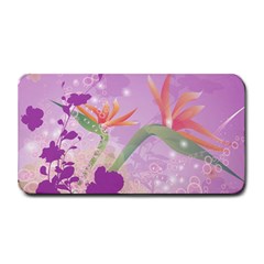 Wonderful Flowers On Soft Purple Background Medium Bar Mats