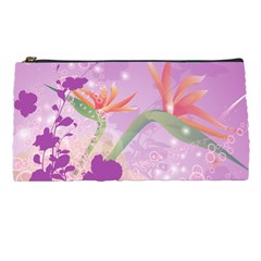 Wonderful Flowers On Soft Purple Background Pencil Cases