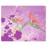 Wonderful Flowers On Soft Purple Background Double Sided Flano Blanket (Medium)  60 x50  Blanket Front