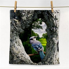 Bird In The Tree 2 Face Towel by infloence