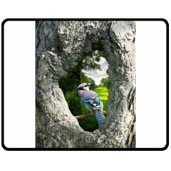 Bird In The Tree 2 Fleece Blanket (medium) 