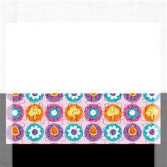 Chic Floral Pattern Rectangular Jigsaw Puzzl