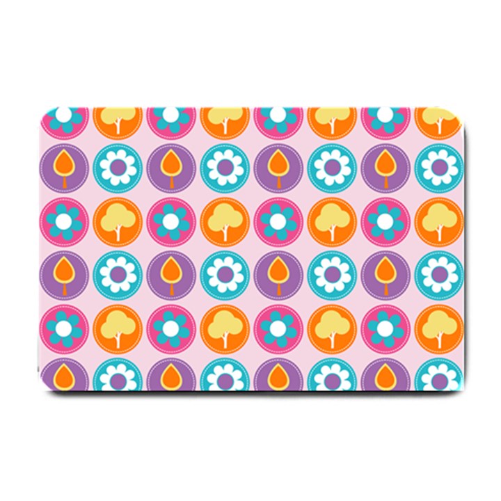 Chic Floral Pattern Small Doormat 