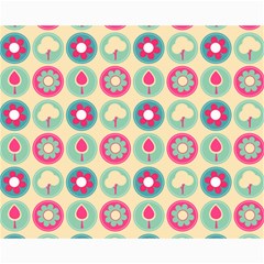 Chic Floral Pattern Collage 8  X 10  by GardenOfOphir