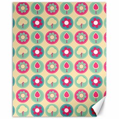 Chic Floral Pattern Canvas 16  X 20   by GardenOfOphir