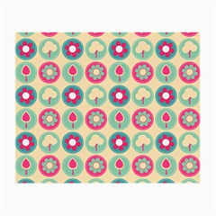 Chic Floral Pattern Small Glasses Cloth (2-side) by GardenOfOphir