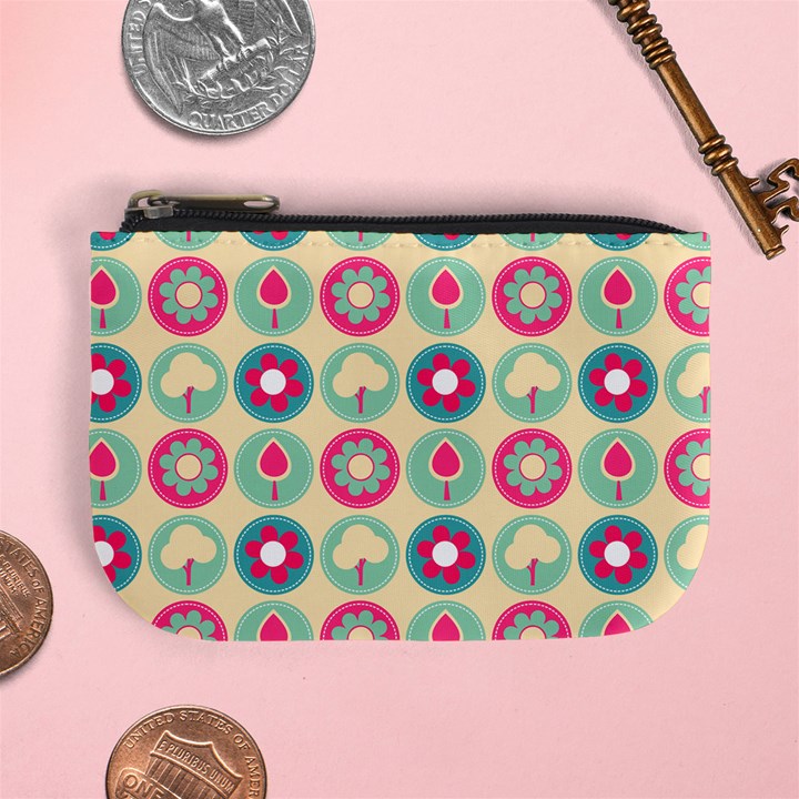 Chic Floral Pattern Mini Coin Purses