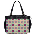 Chic Floral Pattern Office Handbags Front