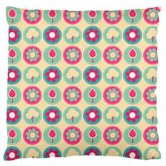 Chic Floral Pattern Standard Flano Cushion Cases (two Sides)  by GardenOfOphir